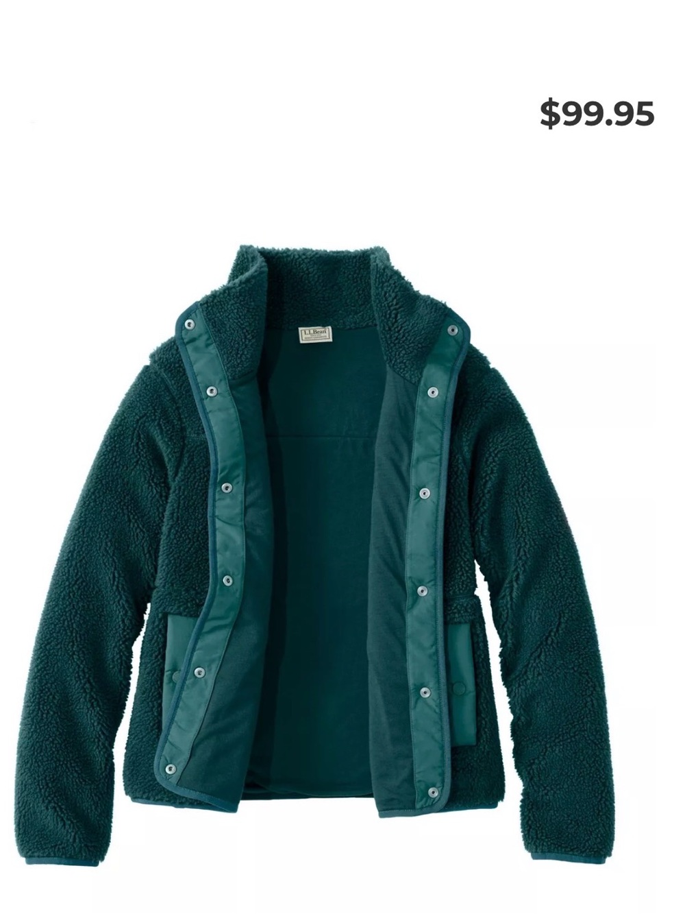 Women's Bean's Sherpa Fleece Jacket